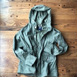 Gap Kids Army Green Canvas Jacket